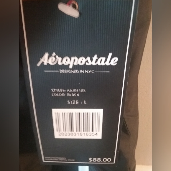 Aeropostale Full Zip Windbreaker Jacket Men's Size Large NWT - Picture 8 of 10